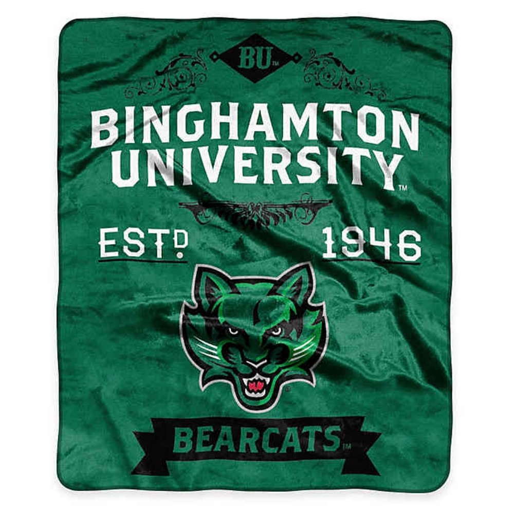 Binghamton University Plush Blanket